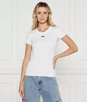 Футболка Hugo Blue Easy Slim Fit, белый