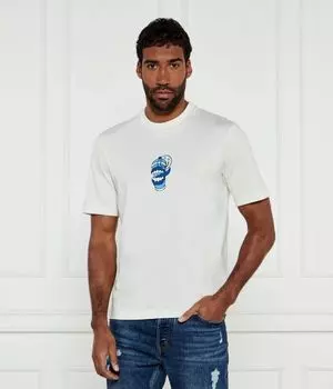 Футболка Hugo Blue Nutongo Regular Fit, белый