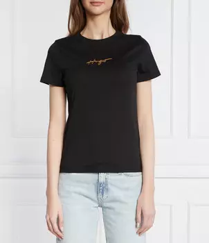 Футболка HUGO Classic Tee_4 Regular Fit, черный