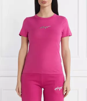 Футболка HUGO Classic Tee_4 Regular Fit, роза