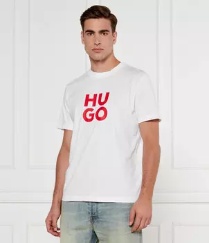 Футболка HUGO Daltorip Regular Fit, белый