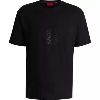 Футболка HUGO Daminor 10258299 01, черный