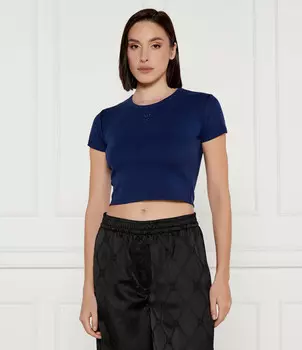 Футболка HUGO Delanor Slim Fit, темно-синий