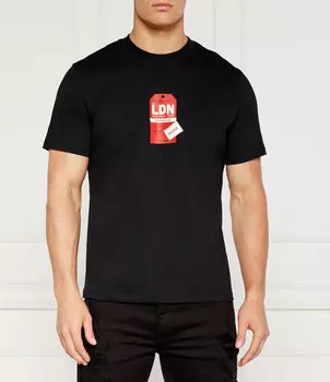 Футболка HUGO DITROSO Relaxed fit, черный