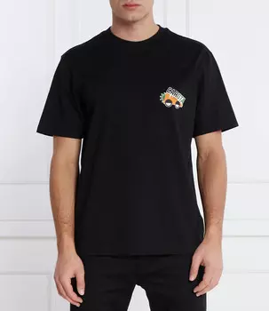 Футболка HUGO Doevaco Regular Fit, черный