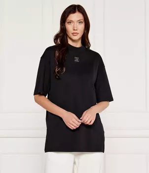 Футболка HUGO Driselina Oversize fit, черный