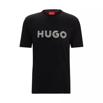 Футболка HUGO Drochet 10259511, черный