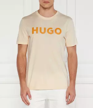 Футболка HUGO Dulivio Regular Fit, песочный