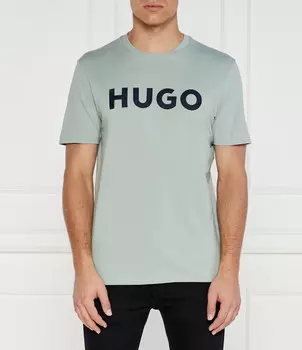 Футболка HUGO Dulivio Regular Fit, зеленый