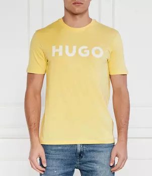 Футболка HUGO Dulivio Regular Fit, желтый
