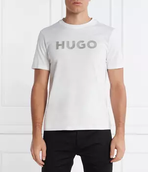 Футболка HUGO Dulivio_U241 Regular Fit, белый