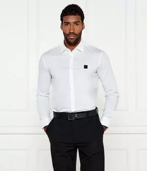 Футболка Hugo Hermo Slim Fit с логотипом, белый