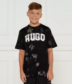 Футболка Hugo Kids Regular Fit, черный