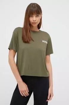 Футболка HUGO Lounge Hugo, зеленый