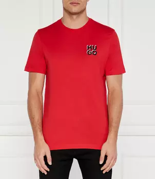 Футболка HUGO Regular Fit, красный
