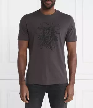 Футболка Hugo Regular Fit с изображением мультяшного персонажа, черный