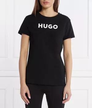 Футболка Hugo Slim Fit, черный
