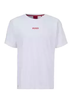 Футболка HUGO Underwear "Linked T-Shirt", с принтом HUGO, цвет Natural101