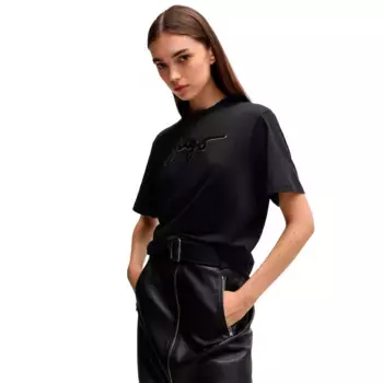 Футболка HUGO Vintage 12 10266326, черный