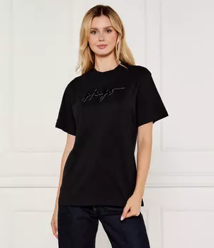 Футболка HUGO VINTAGE Loose fit, черный