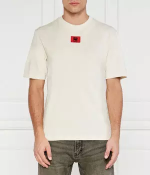 Футболка Hugo x Racing Bulls Relaxed fit Hugo, экрю
