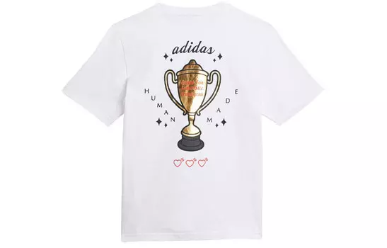 Футболка Human Made X Human Made для мужчин, белая Adidas Originals, белый