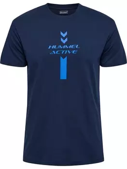 Футболка Hummel Active, синий/темно-синий