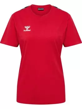 Футболка Hummel AUTHENTIC CO, цвет Cranberry
