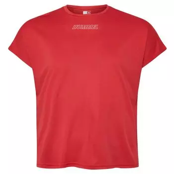 Футболка Hummel Curvy Loose Plus, красный