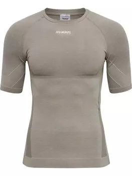 Футболка Hummel, цвет CHATEAU GRAY/DRIFTWOOD MELANGE