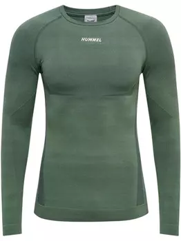 Футболка Hummel, цвет dunkelzinn/grn/grn