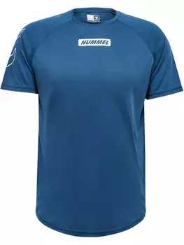 Футболка Hummel, цвет INSIGNIA BLUE