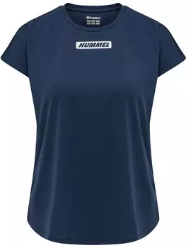 Футболка Hummel, цвет INSIGNIA BLUE