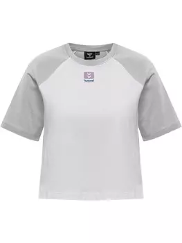 Футболка Hummel, цвет LIGHT GREY MELANGE