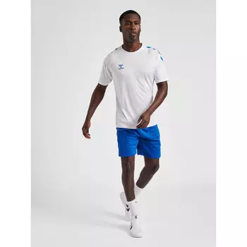 Футболка Hummel, цвет weiss/knigsblau/blau