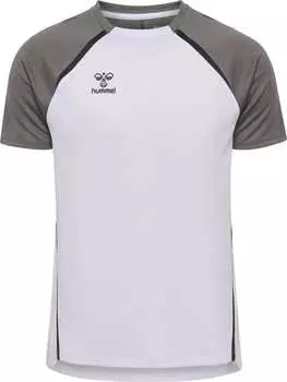 Футболка Hummel, цвет white/steel gray