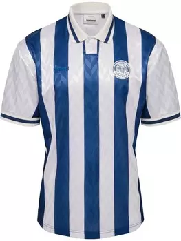 Футболка Hummel Druckknopf Jersey S/S Hmloversized Erwachsene, цвет estate blue