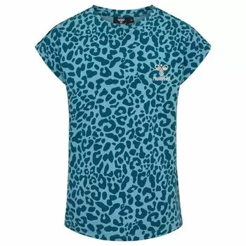 Футболка Hummel Flowy AOP, синий