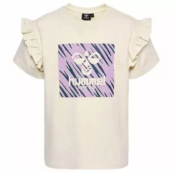 Футболка Hummel Flowy Ruffle, бежевый