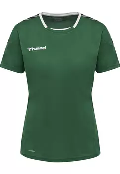 Футболка Hummel Frauentrikot S/S Hmlauthentic Poly Jersey Woman S/S, цвет EVERGREEN