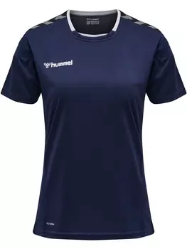 Футболка Hummel Frauentrikot S/S Hmlauthentic Poly Jersey Woman S/S, морской