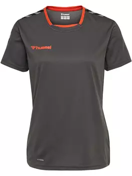 Футболка Hummel Frauentrikot S/S Hmlauthentic Poly Jersey Woman S/S, цвет ASPHALT
