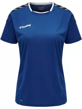 Футболка Hummel Frauentrikot S/S Hmlauthentic Poly Jersey Woman S/S, цвет TRUE BLUE