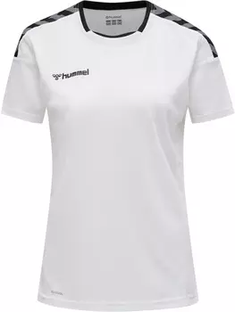 Футболка Hummel Frauentrikot S/S Hmlauthentic Poly Jersey Woman S/S, белый
