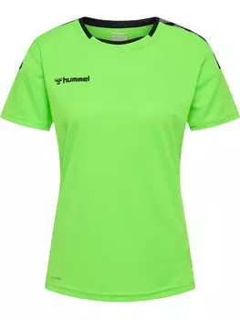 Футболка Hummel Frauentrikot S/S Hmlauthentic Poly Jersey Woman S/S, цвет GREEN GECKO