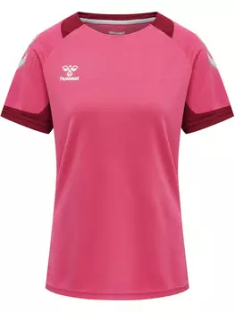 Футболка Hummel Frauentrikot S/S Hmllead S/S Poly Jersey Women, цвет RASPBERRY SORBET