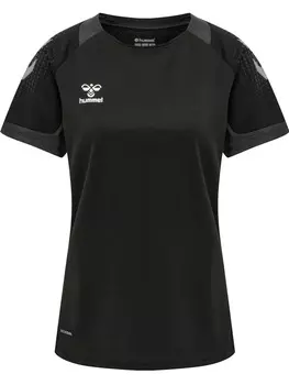 Футболка Hummel Frauentrikot S/S Hmllead S/S Poly Jersey Women, черный