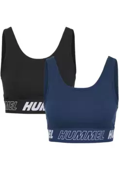 Футболка Hummel "HMLTE MAJA 2-PACK ХЛОПКОВЫЙ СПОРТИВНЫЙ ТОП ", черный