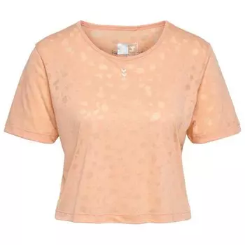 Футболка Hummel Iris Burnout Crop, оранжевый