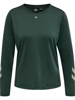 Футболка Hummel L/S, цвет DARKEST SPRUCE